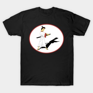 Legendary Guardian: Cartoon Samurai T-Shirt